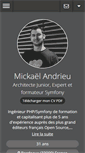Mobile Screenshot of mickael-andrieu.com